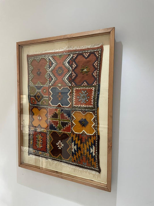 Chmicha- Framed Moroccan Rug Wall Art