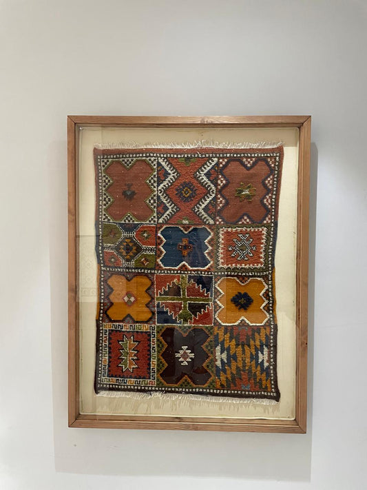 Chmicha- Framed Moroccan Rug Wall Art