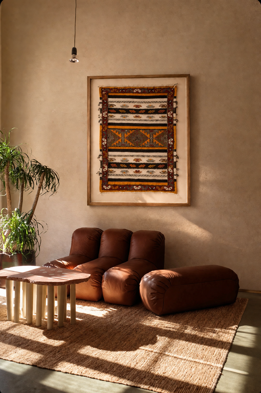 Joelle - Framed Moroccan Rug Wall Art