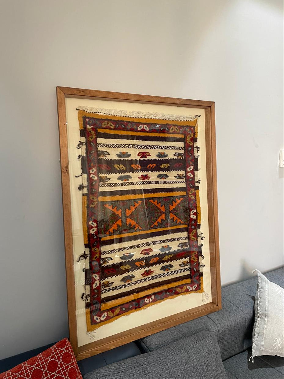 Joelle - Framed Moroccan Rug Wall Art